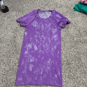 lululemon athletica Purple Short Sleeve Tee